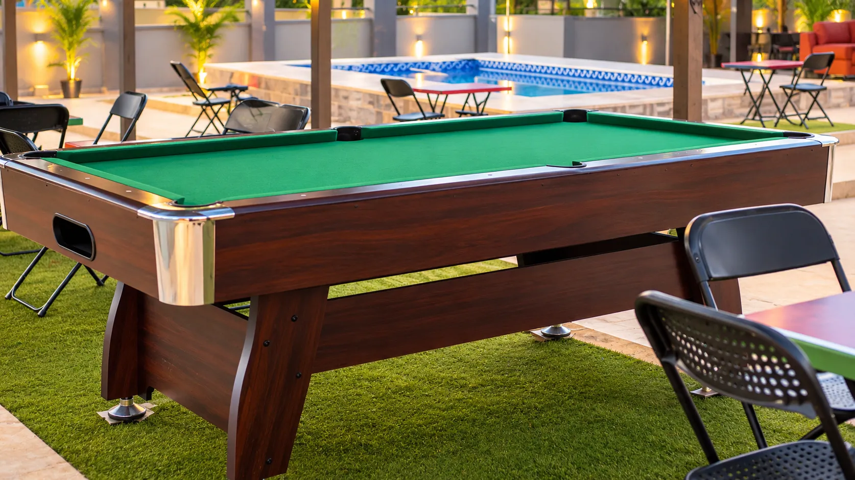 Games area at Tee-Dot Guest House